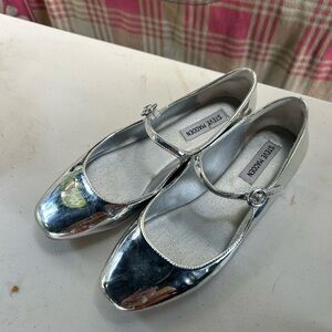 Steve Madden Metallic Mary Jane Flats